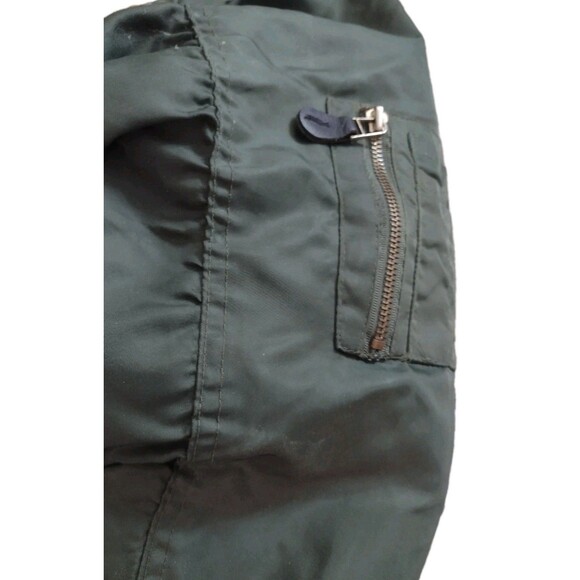 Custom One Off Vintage MA-1 Bomber Flight Jacket ACES AIRFIELD Sz xl Reversible - Picture 7 of 16